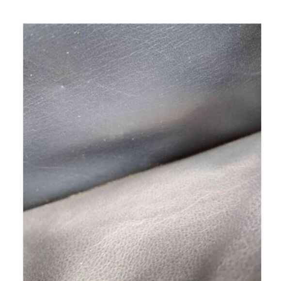 Vintage Gucci Navy Blue Italian Leather GG Interlocking Clasp Trifold Wallet - Picture 8 of 9